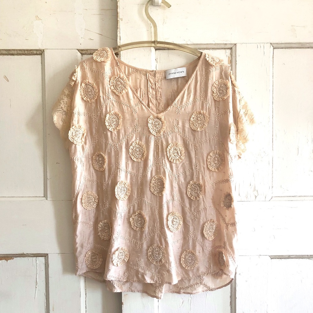 CHRISTIAN WIJNANTS Embroidered and Appliqué Top-M